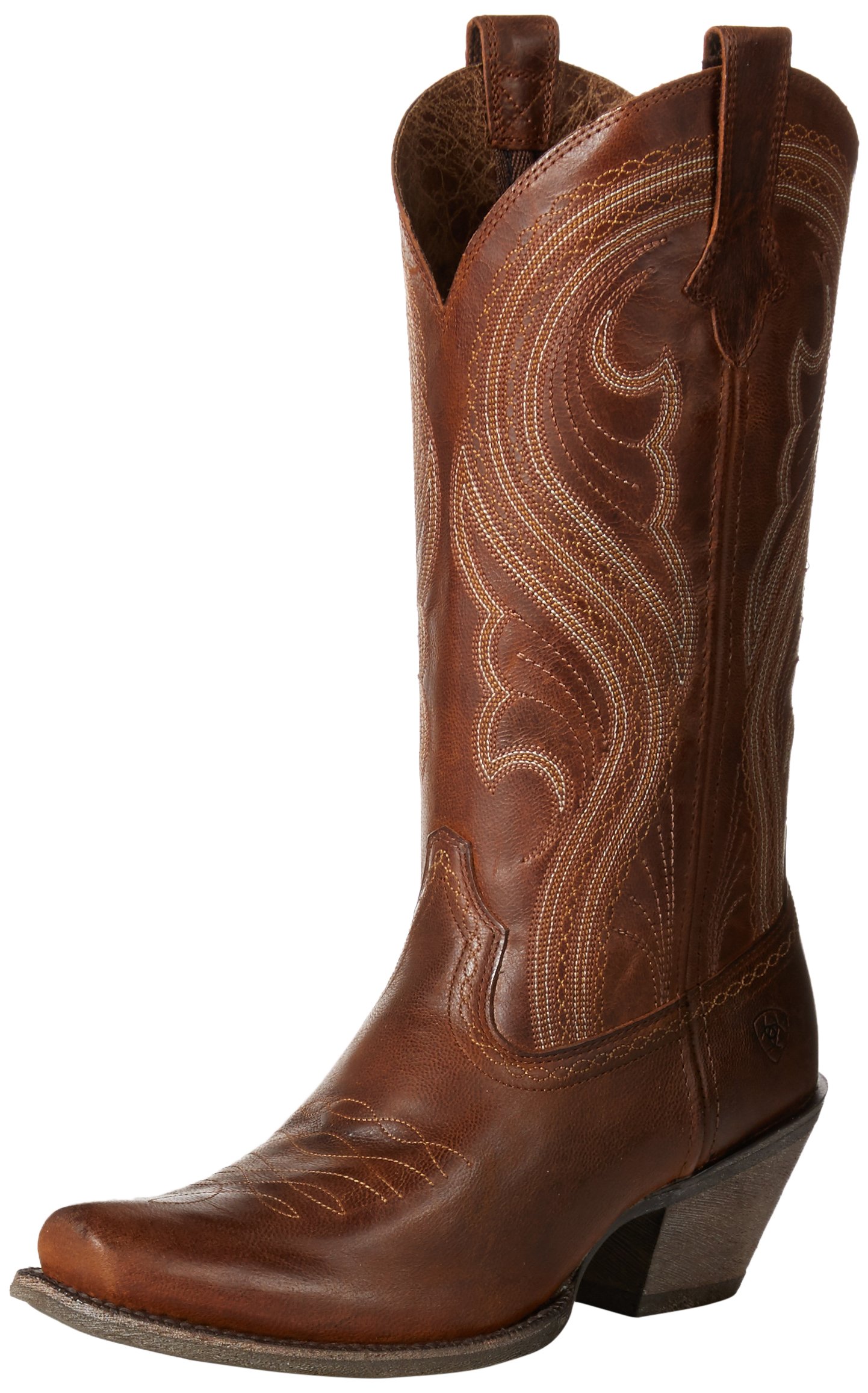 Ariat Women's Lively Western Cowboy Boots - Comfortable & Stylish Leather Cowgirl Boots for Riding, Dancing & Country Fashion