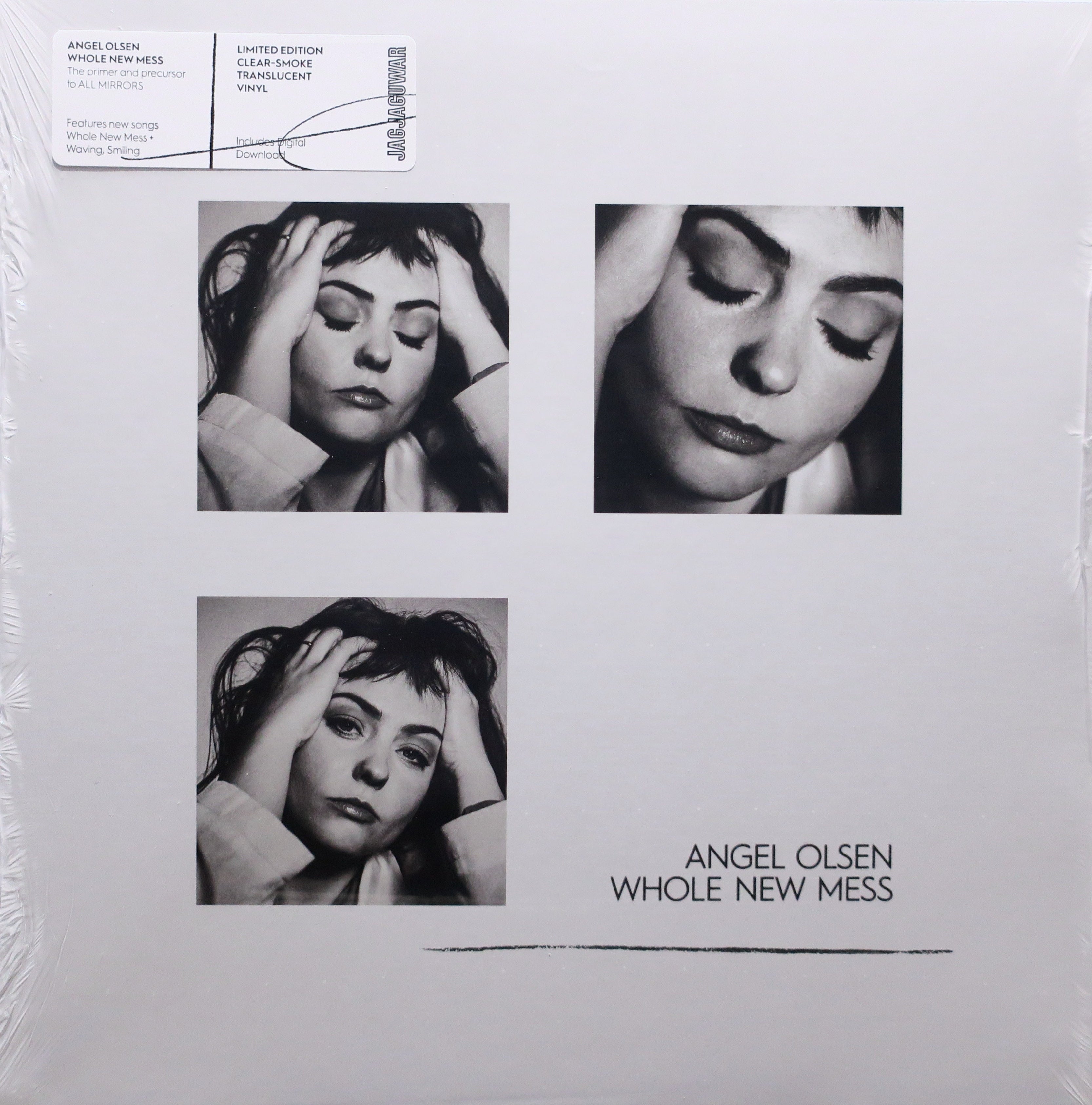 ANGEL OLSEN 'Whole New Mess' CLEAR SMOKE Vinyl LP Record - Limited Edition Alternative Rock Music for Home Listening & Vinyl Collectors