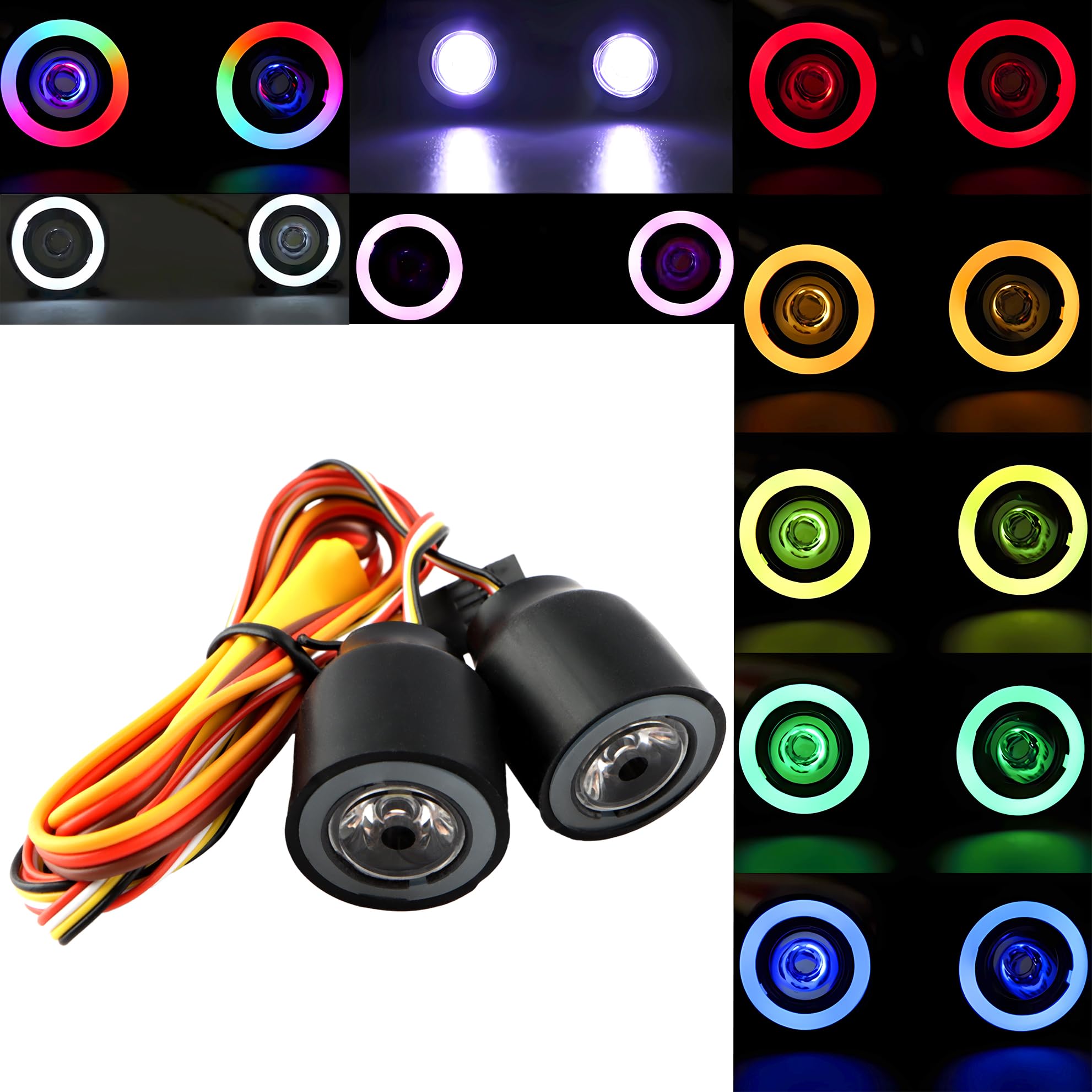 Waterproof LED Light Kit for TRX-4 SCX10 RC Crawler - 12 Modes for Off-Road Night Driving
