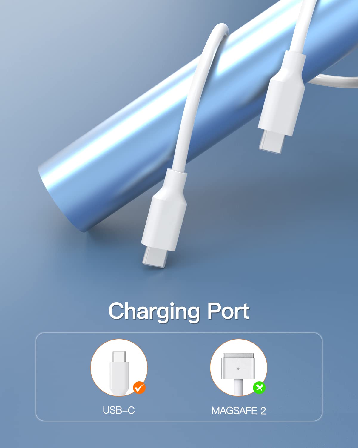 30W USB C Fast Charger for MacBook Air & iPad Air 4 - PD 3.0 Quick Charge with 6ft USB C to C Cable | Perfect for Home, Office & Travel Charging