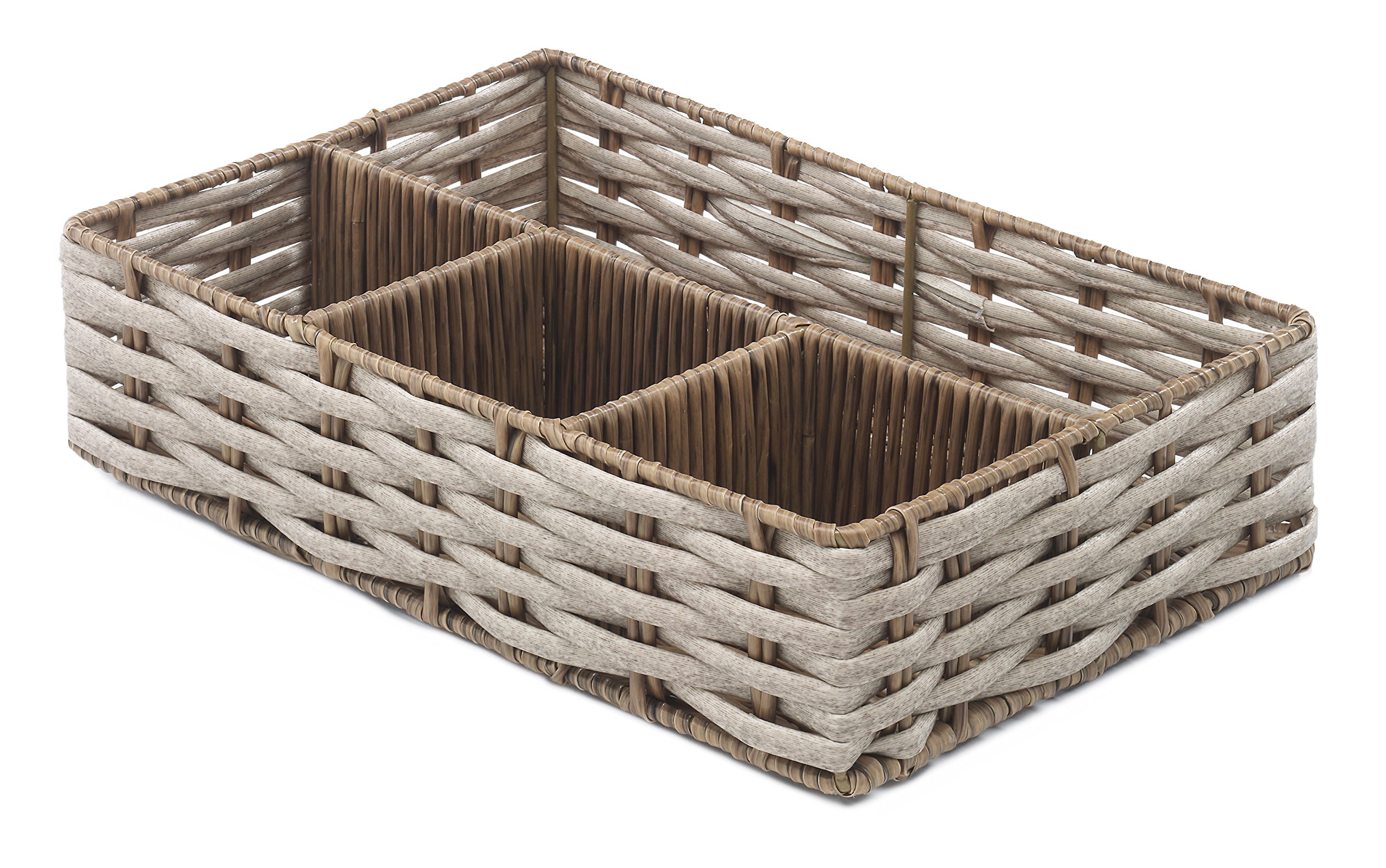 Whitmor 4-Section Organizer Tray for Desk & Drawer Storage