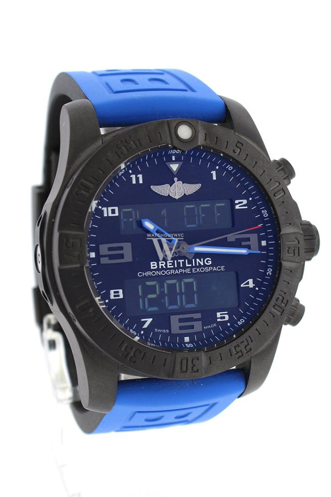 Breitling Exospace B55 Black Titanium Men's Watch VB5510H2/BE45 - Luxury Smart Chronograph for Aviation & Outdoor Adventures