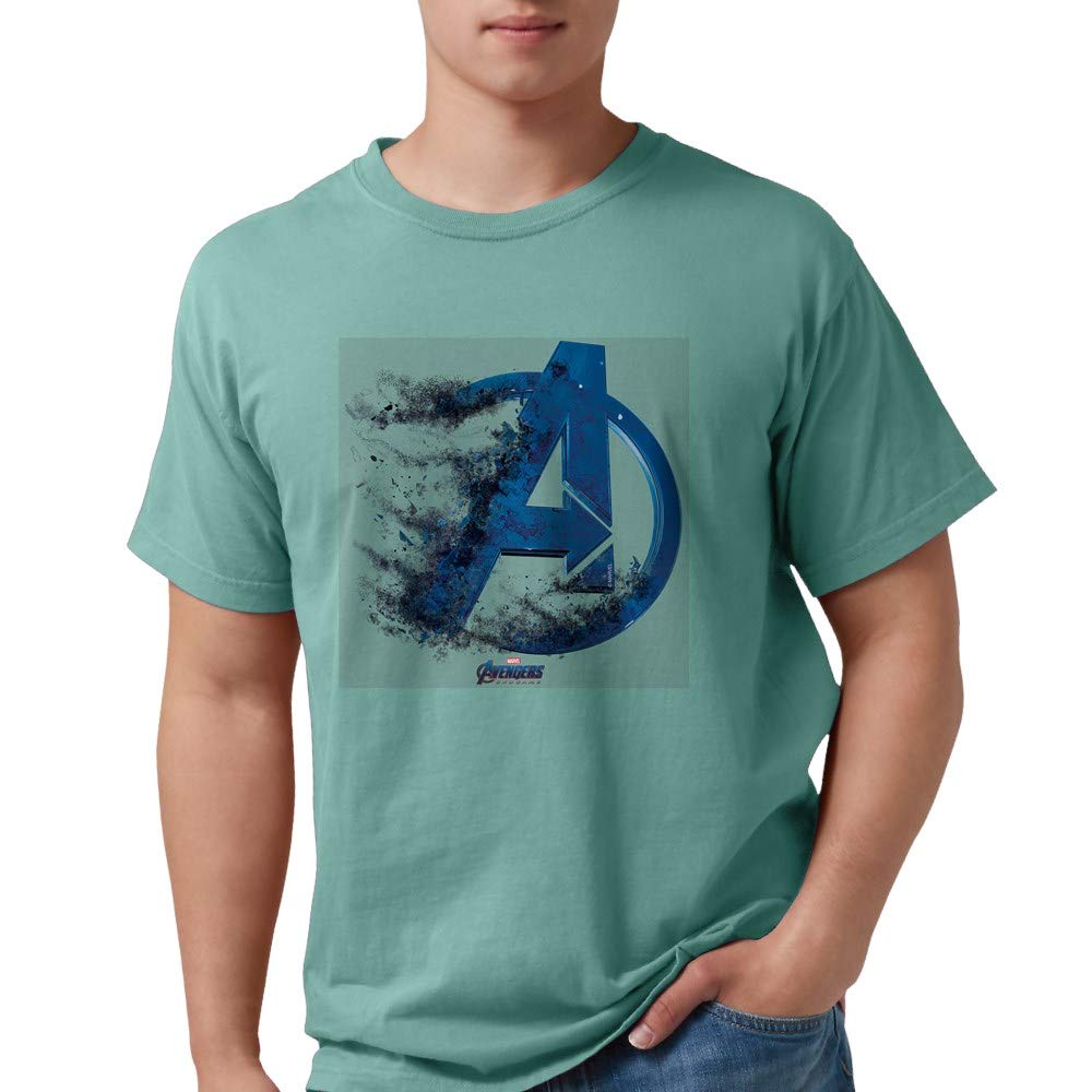 Avengers Endgame Men's Comfort Tee - Blue/Black Graphic T-Shirt | Soft Cotton Casual Wear for Superhero Fans | Perfect for Cosplay, Gifts & Everyday Outfits