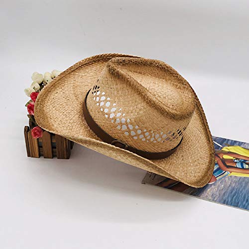 Stylish Western Cowboy & Cowgirl Straw Hats for Men & Women - Perfect for Rodeo, Country Music Festivals & Outdoor Adventures