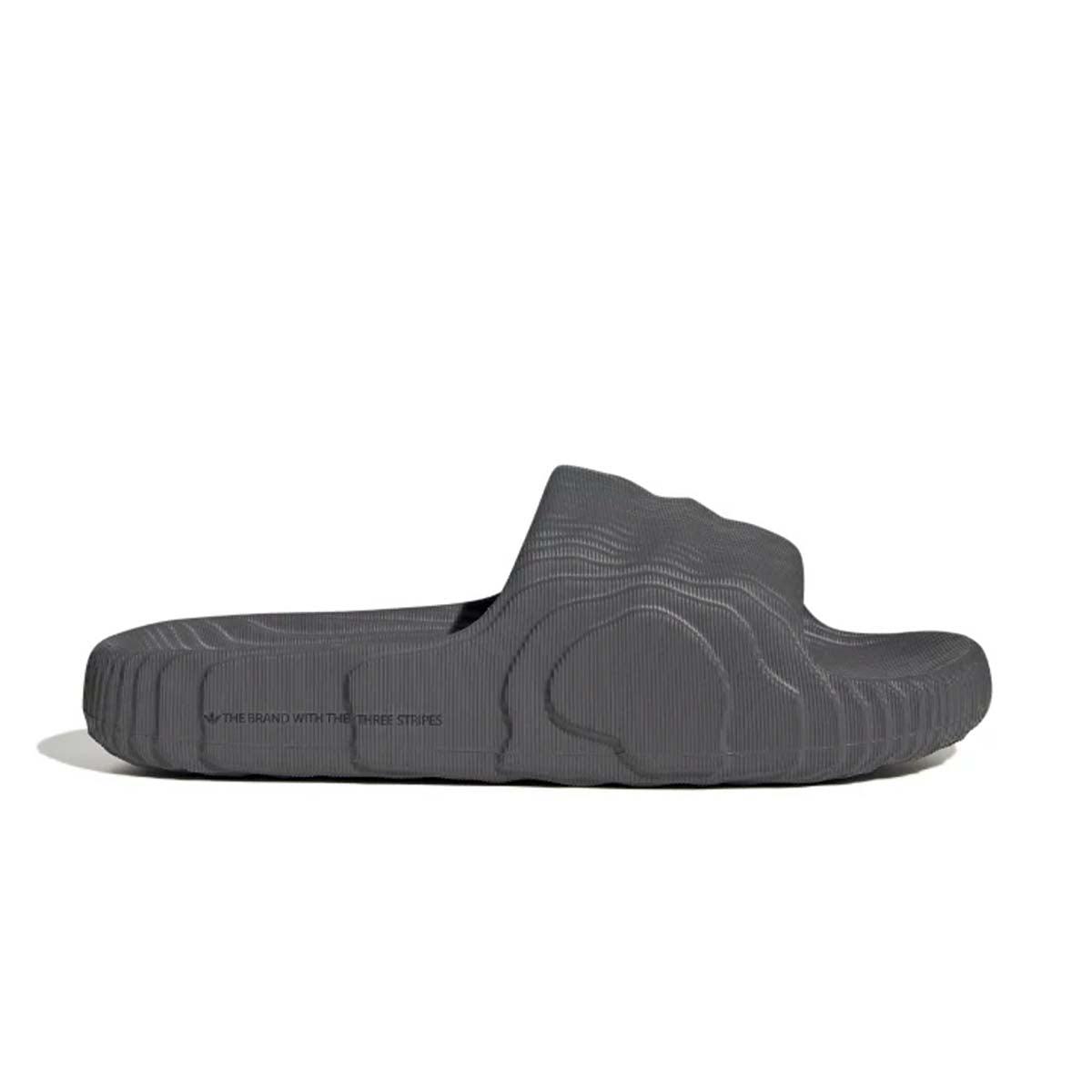 Adilette 22 Comfort Slides - Grey Five Color | Men's & Women's Athletic Shower Sandals | Perfect for Pool, Gym, and Beach Wear