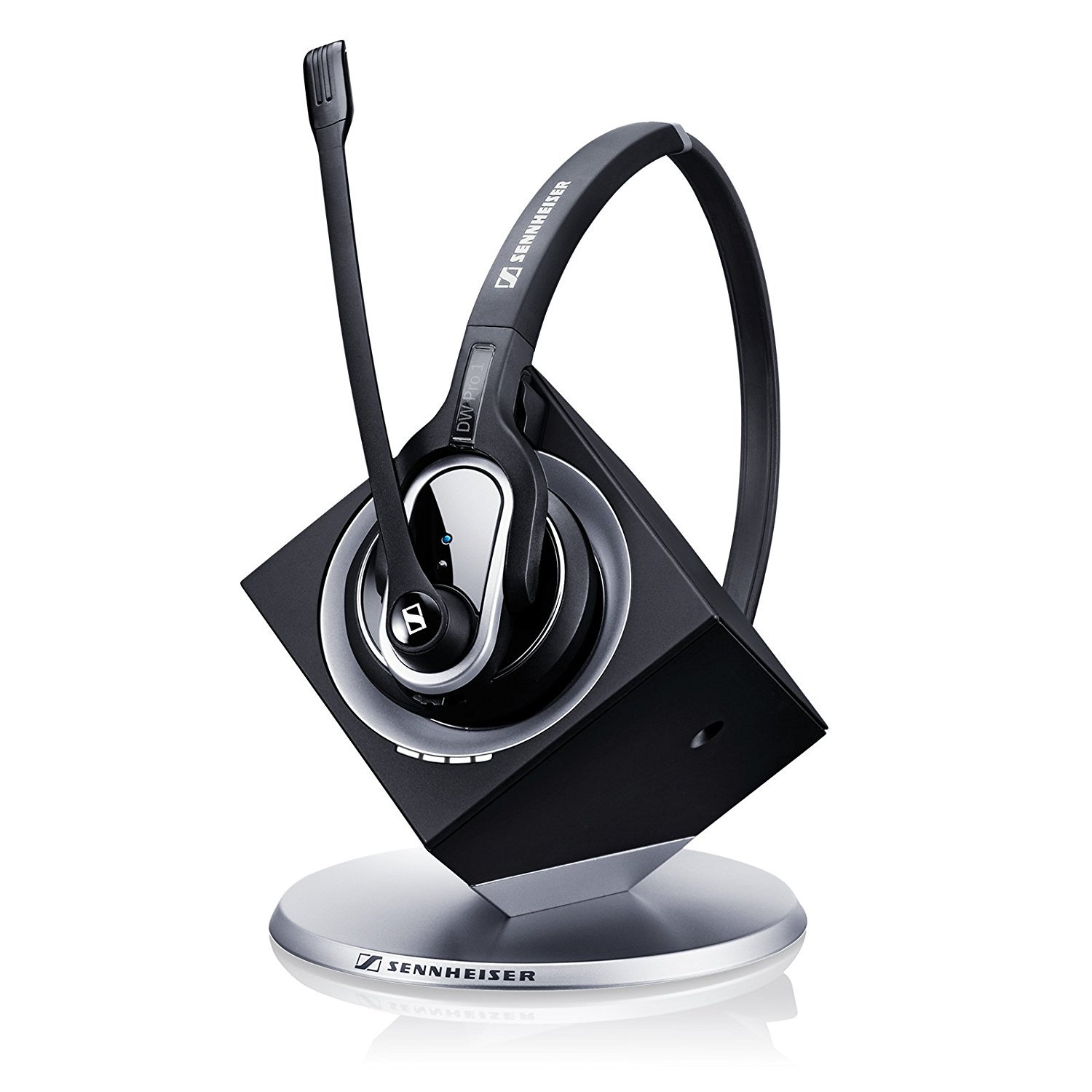 Sennheiser DW Pro 1 Single-Ear Wireless Office Headset with DECT 6.0 - Noise-Canceling Microphone for PC & Mac - Ideal for Remote Work, Call Centers & Business Communications