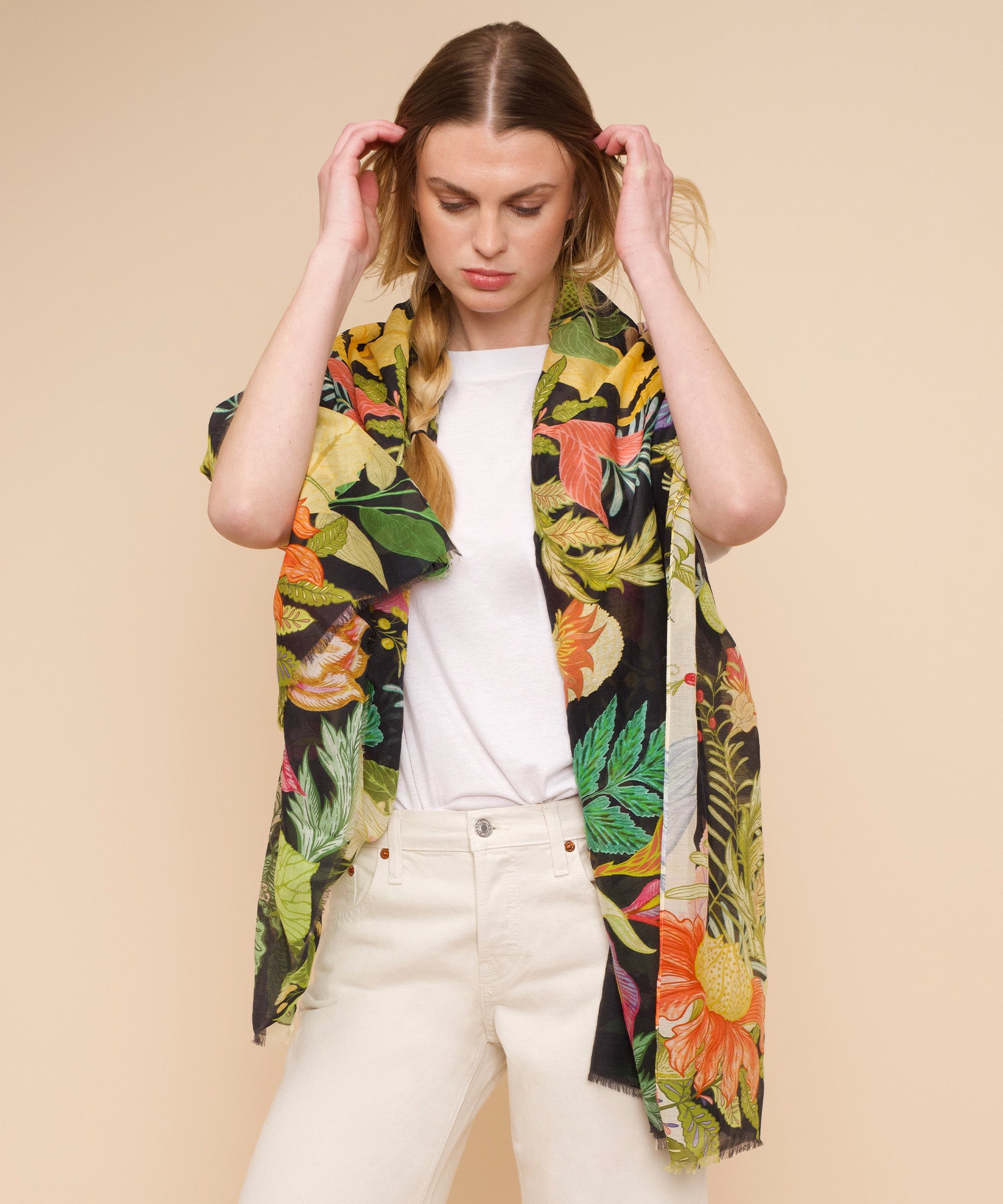 Stylish Oasis Pareo Wrap - Lightweight Beach Cover Up, Swimwear Sarong for Women - Perfect for Poolside, Vacation & Summer Outfits