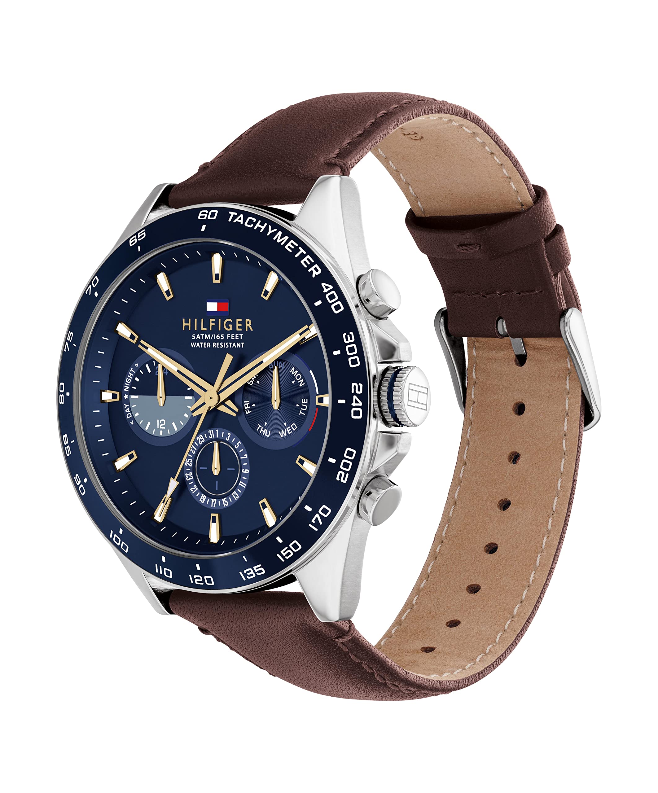Tommy Hilfiger Men's Stainless Steel Quartz Watch - Waterproof Dress Watch for Business, Casual & Formal Occasions