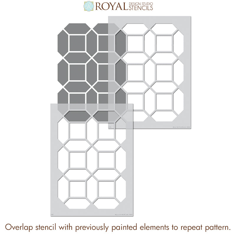 Premium Mosaic Grid Floor Tile - Waterproof & Slip-Resistant - Perfect for Bathroom, Kitchen, and Outdoor Patio Decoration