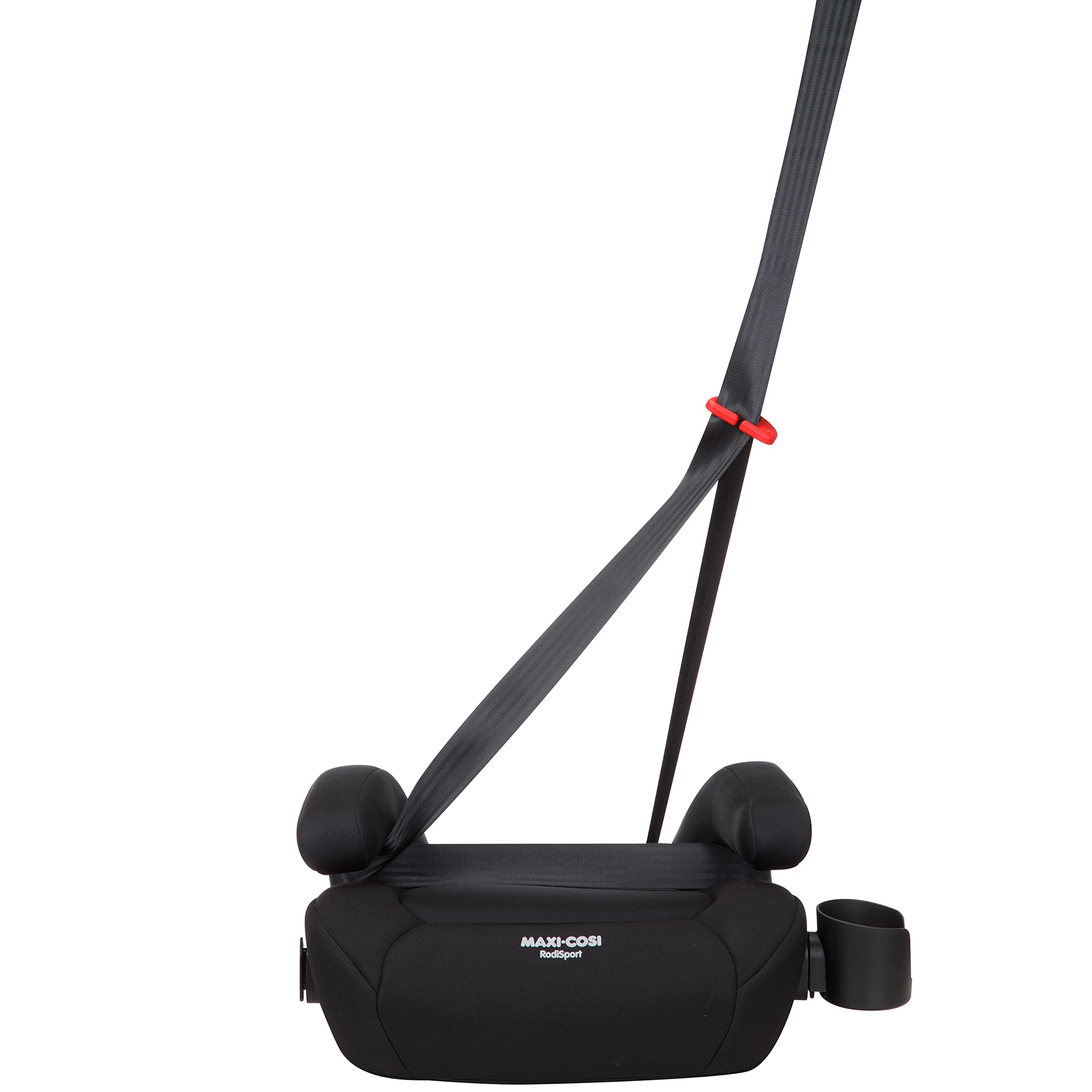 Maxi-Cosi Rodi Sport High Back Booster Car Seat for Kids 40-100 lbs | Midnight Black | Safe & Comfortable for Long Road Trips & Daily Commutes