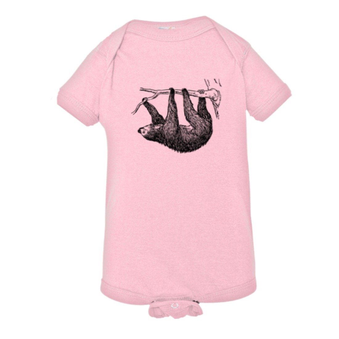 Adorable Baby Sloth Animal Print Bodysuit - Soft Cotton One-Piece Outfit for Boys & Girls | Perfect for Zoo Visits, Animal Theme Parties & Cute Baby Photoshoots
