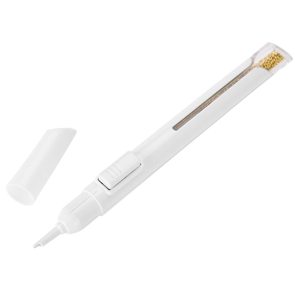 **Gold Nail Art Bullion Pen - Metal Beads Dotting Painting Drawing Tool for DIY Manicure Decorations | Portable Nail Art Dotting Pen for Home Salon & Professional Use | Perfect for Nail Design, Gel Polish, and Acrylic Art**