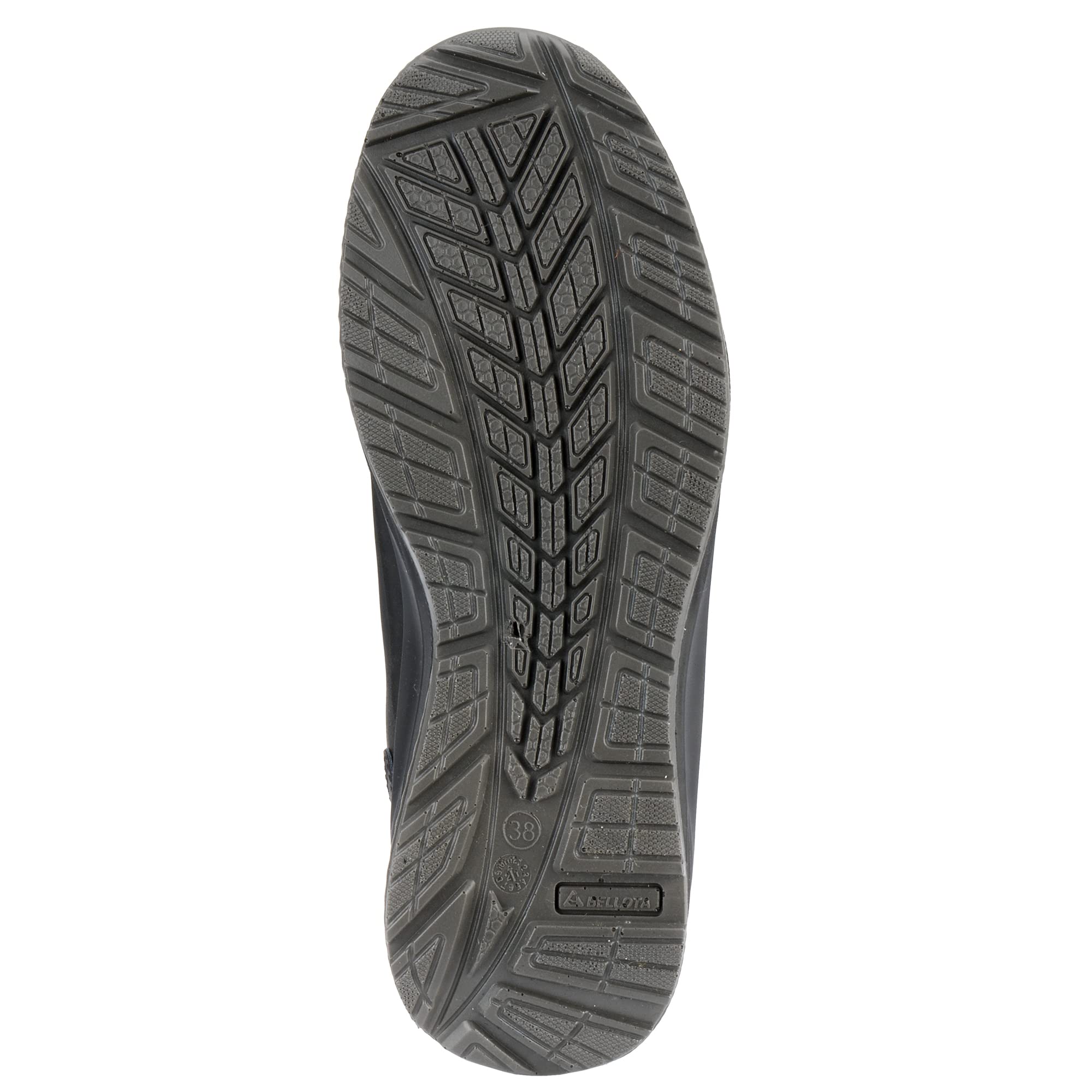Bellota Women's Safety Shoes Flex Carbon S3 - Black/White Industrial Work Footwear Size 9.5 UK - Slip Resistant & Comfortable for Warehouse, Construction & Factory Workers