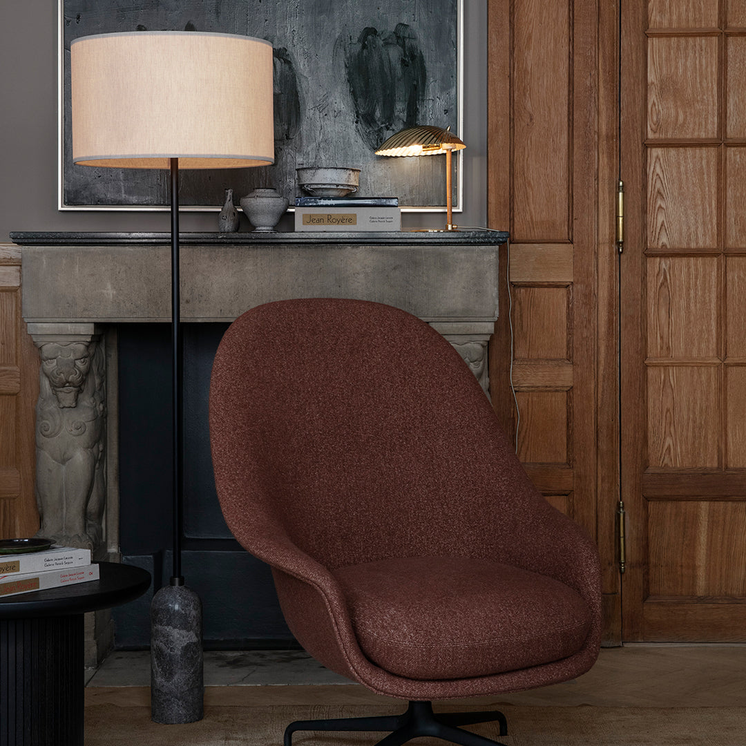 Modern Gravity Floor Lamp with Adjustable Brightness - Stylish LED Standing Light for Living Room, Bedroom, or Office - Perfect for Reading, Relaxing, and Ambient Lighting