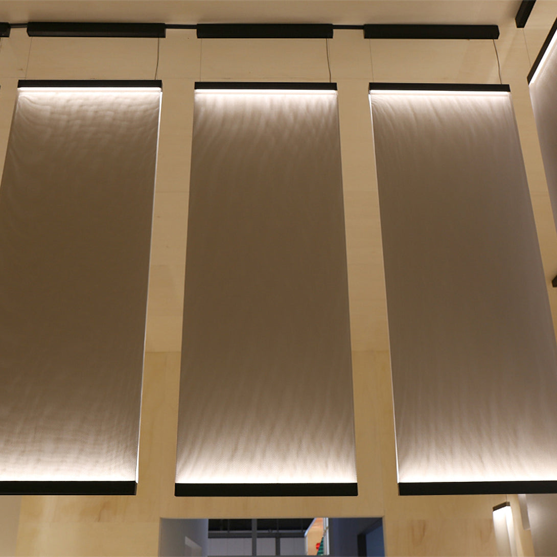 Modern Curtain Pendant Light Fixture - Elegant Hanging Chandelier for Living Room, Bedroom & Dining Room Decor - Perfect for Home, Cafe and Wedding Venue Lighting