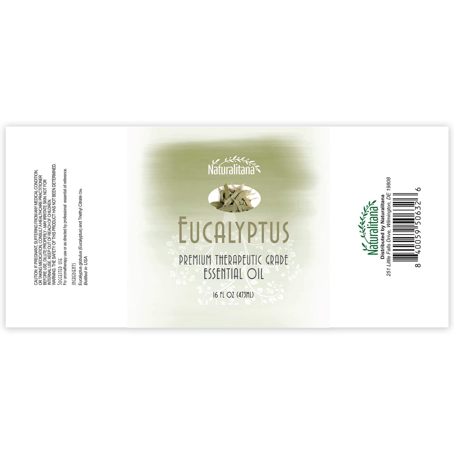 16 oz Eucalyptus Essential Oil - 100% Pure Therapeutic Grade for Aromatherapy Diffusers, Humidifiers, DIY Bath Bombs, Soap & Candle Making - Relaxation & Respiratory Support