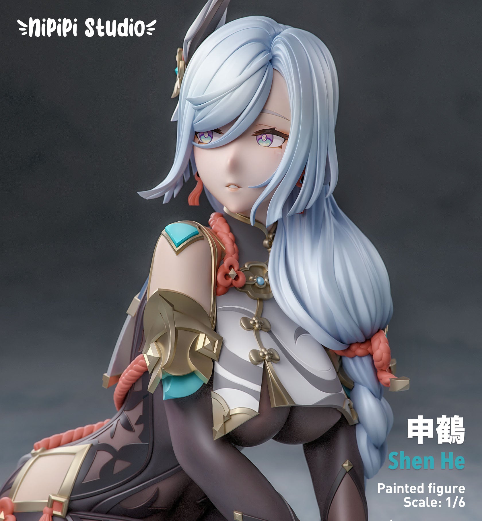Genshin Impact Shen He Cosplay Costume - NiPiPi Studio Official Outfit | Perfect for Halloween, Anime Conventions & Role-Playing