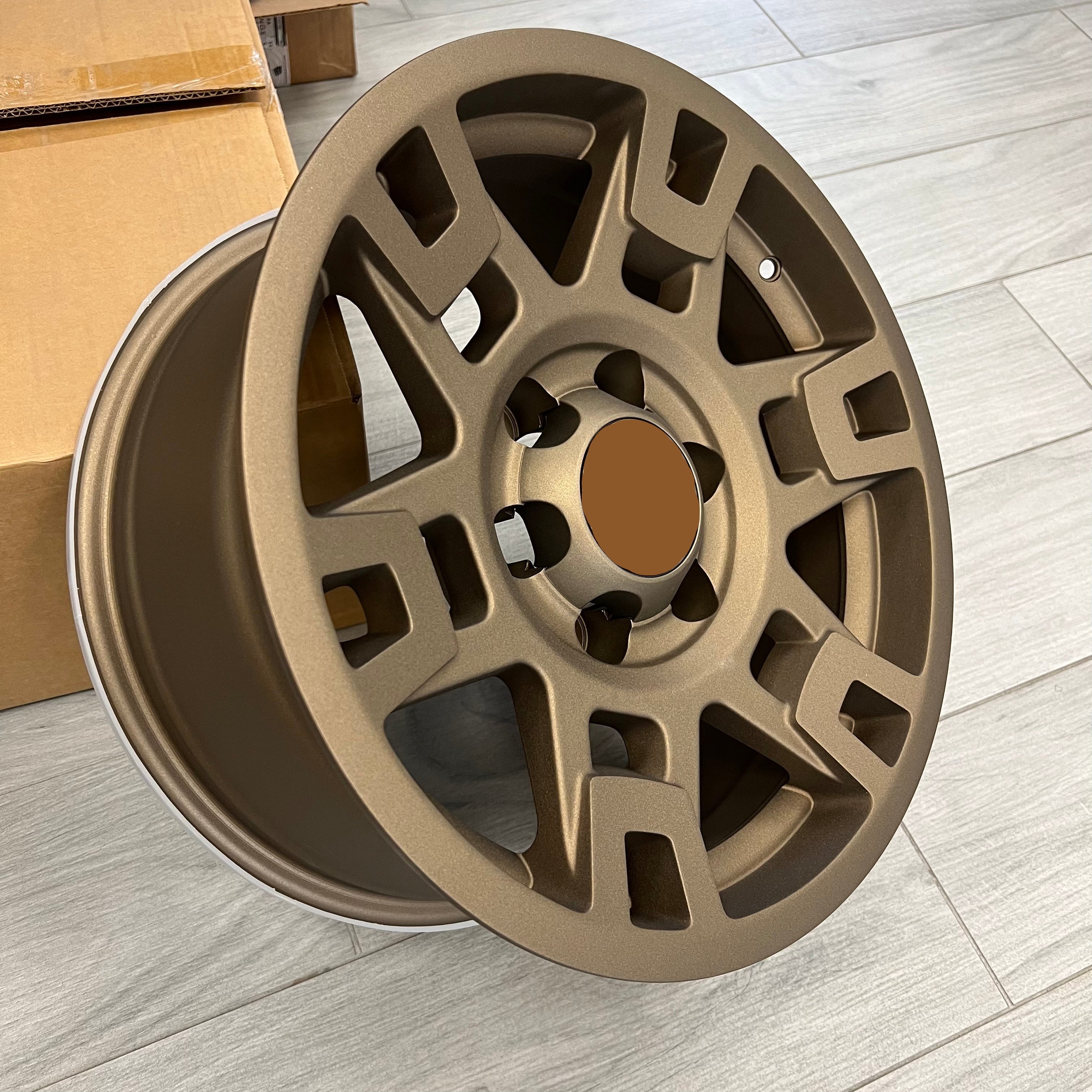 17 Inch Bronze Pro Style Wheels for Toyota Tacoma 4Runner FJ Cruiser Land Cruiser - Off-Road & Street Performance Alloy Rims