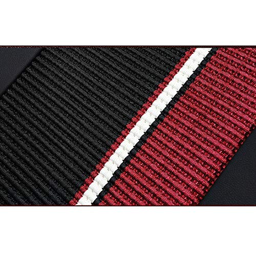 Premium 3D Surround Luxury PU Leather & Needlework Ice Silk Car Seat Covers - Full Set for 5 Seats (Front + Rear) | Airbag Compatible | Universal Fit for Most Cars, Trucks & SUVs | Perfect for Road Trips, Daily Commute & Enhanced Comfort