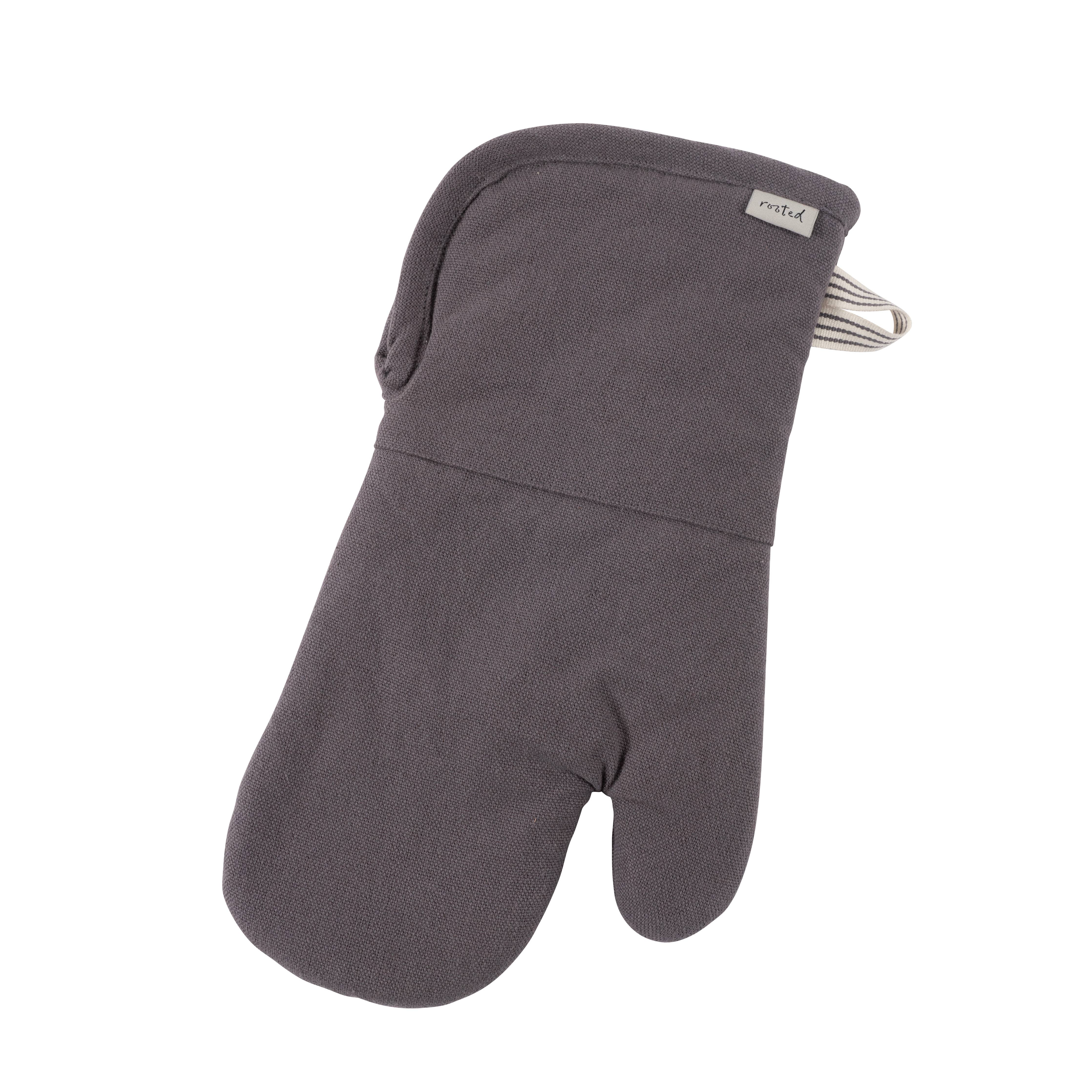 KAF Home Rooted Sustainable Oven Mitt 13x7 Inches - Heat Resistant Kitchen Glove for Baking, Cooking & Grilling - Eco-Friendly & Durable Oven Mitts for Home Chefs