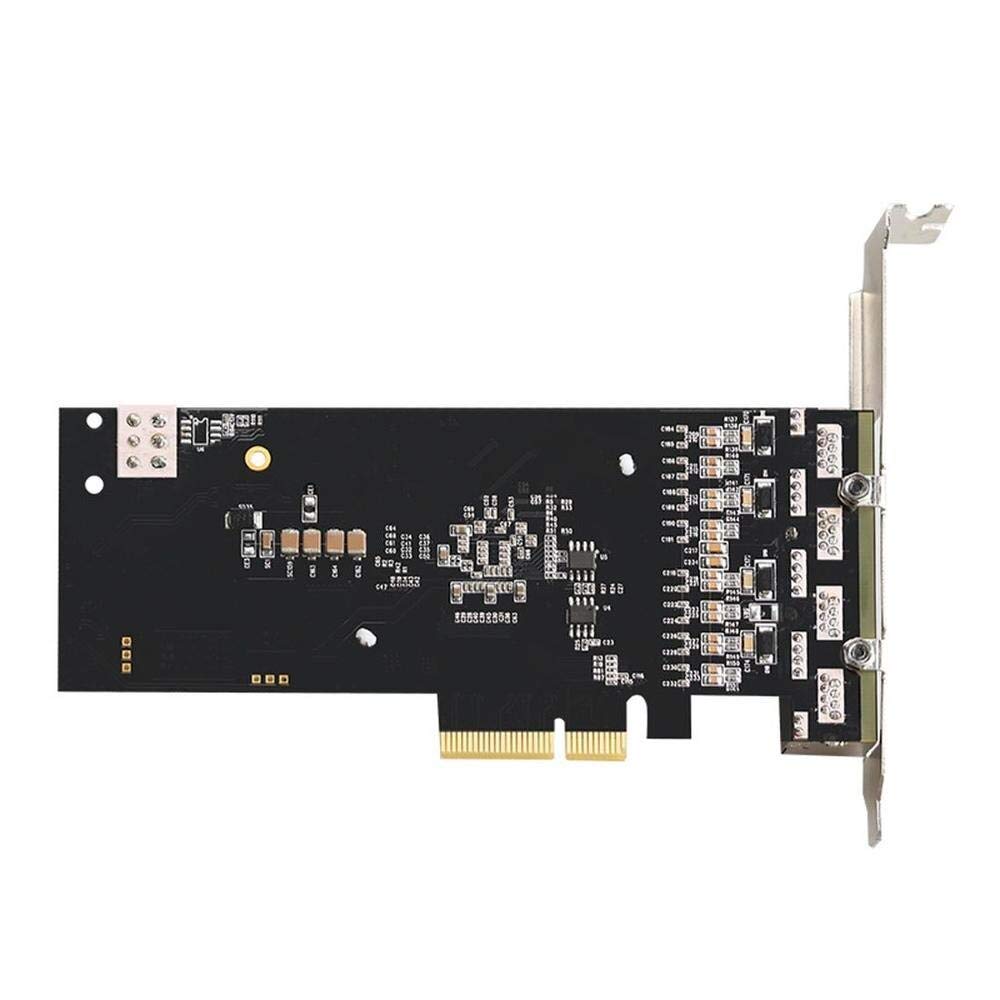 4-Port PCI-E Gigabit Network Card with POE | Quad RJ45 Ports 10/100/1000Mbps | Intel 350 Compatible | Ideal for Servers, Workstations & High-Demand Networking