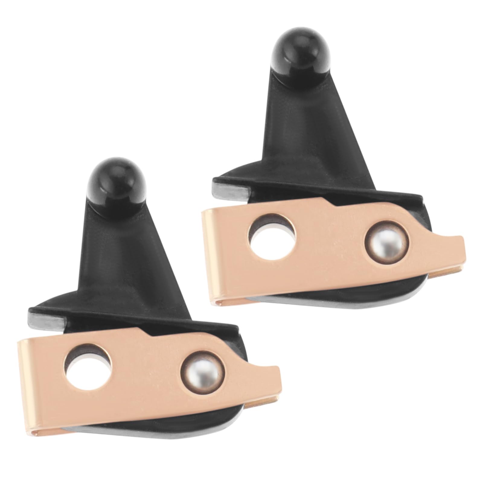 2PCS Replacement Power Switch for Wahl Senior & Magic Hair Clippers - 1.85x1.94cm Black & Gold Hair Tool Accessories - Perfect for DIY Repair & Home Barber Use