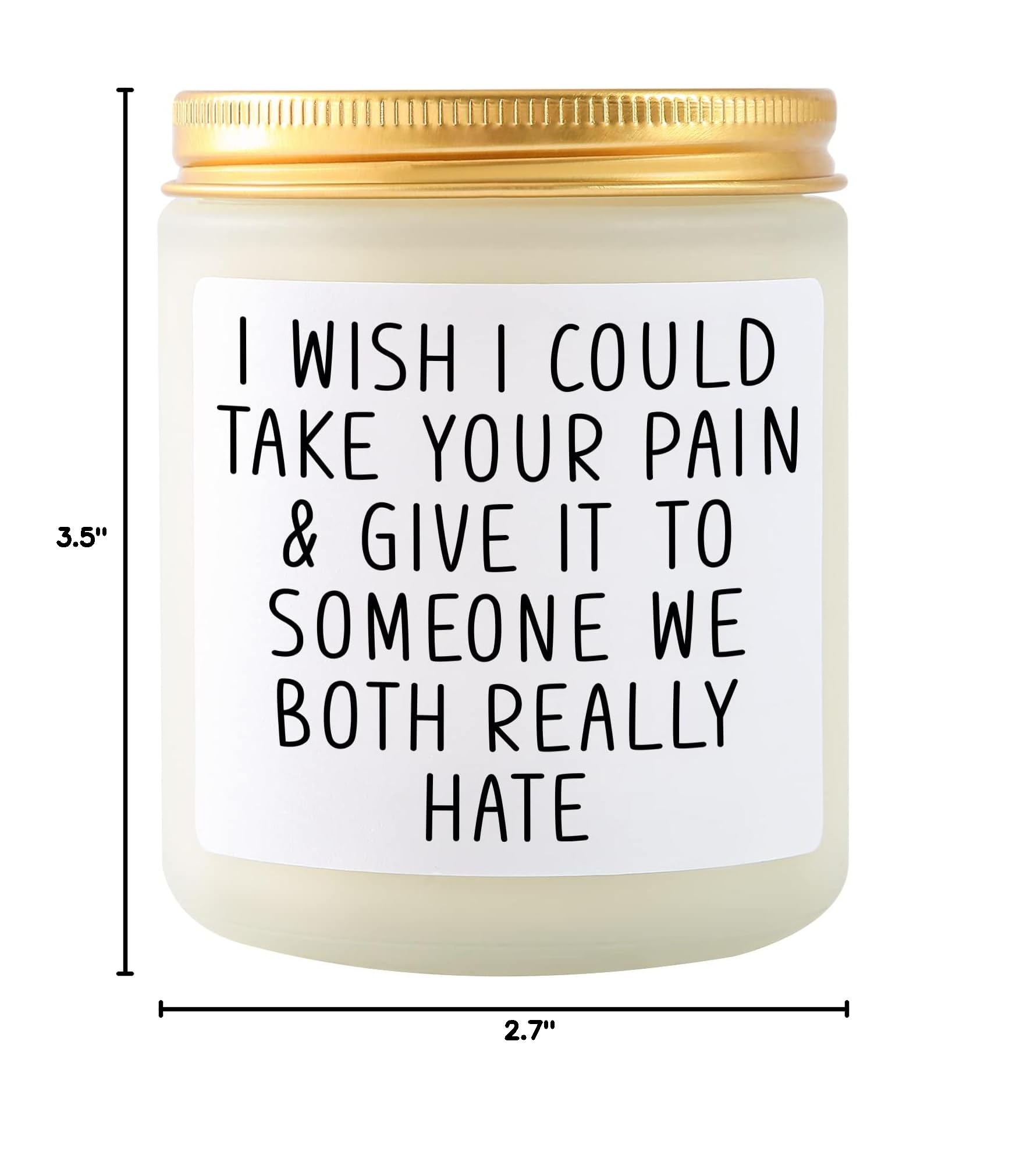 Healing Candles for Women & Men - Get Well Soon Gifts After Surgery, Sympathy, Grieving, Condolence, Divorce & Miscarriage - Inspirational Sorry for Your Loss & Cancer Support Gift - Perfect for Hospital Recovery, Home Comfort & Emotional Healing