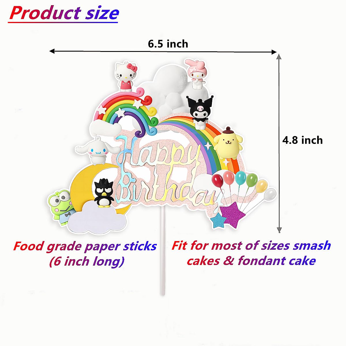 1PCS Adorable Kitty Cake Topper - Perfect for Kitty Themed Birthday Parties, Baby Showers & Kids Celebrations - Cute Cat Cake Decor for Girls, Boys & Cat Lovers (Ideal for Birthday Cakes, Cupcakes & Dessert Table Decorations)