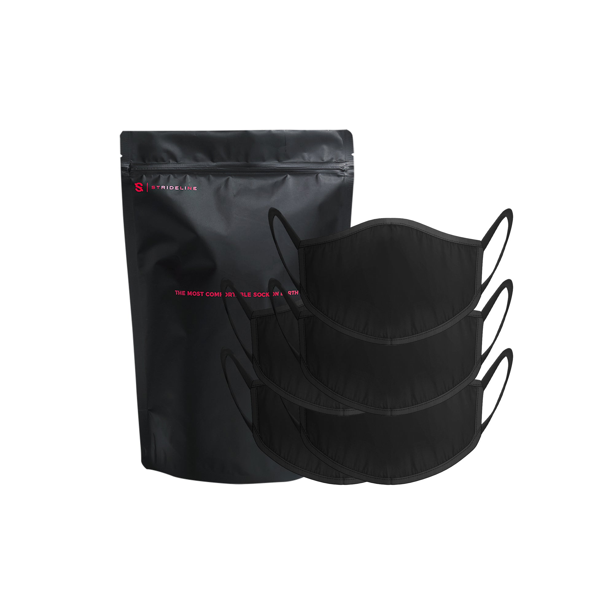 Unisex Basic Face Mask 5 Pack - Comfortable Breathable Cotton Face Coverings for Men & Women - Perfect for Daily Use, Travel, and Outdoor Activities