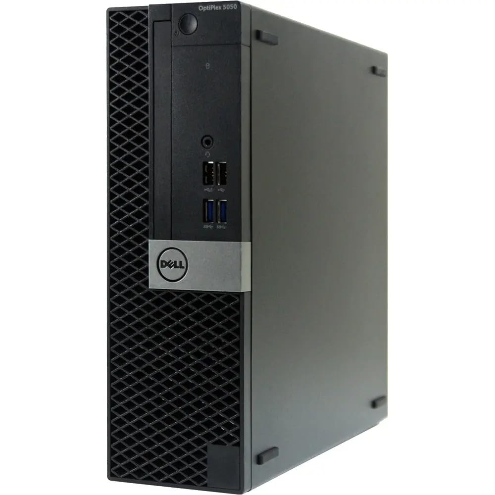 Refurbished Dell OptiPlex 5050 Business Desktop PC - Intel Core i5-7500 Quad-Core 7th Gen, 16GB RAM, 256GB SSD, WiFi, Win 10 Pro (Renewed) - Perfect for Home Office, Small Business & Remote Work