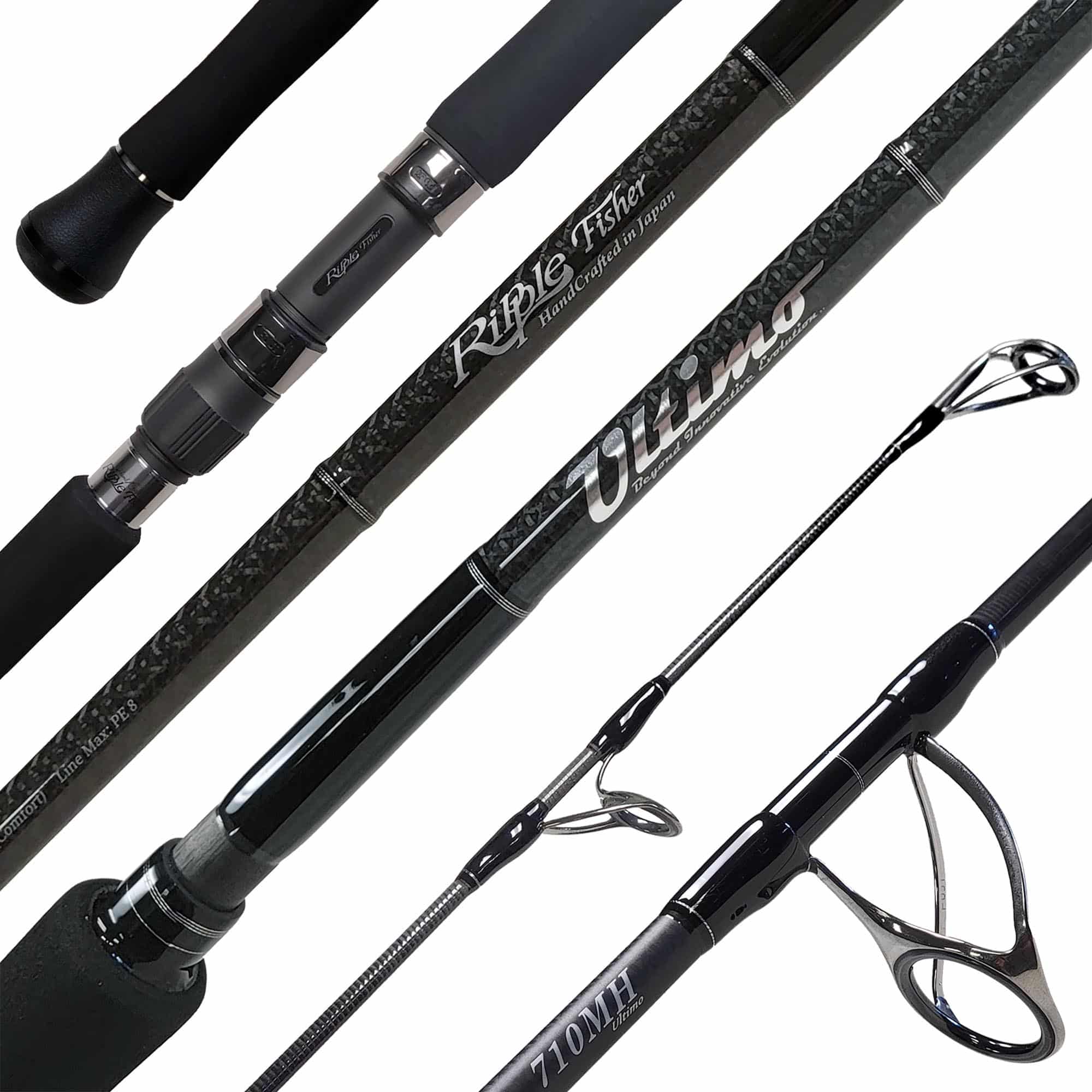 Ripple Fisher Ultimo 2023 Spinning Rods - Premium Fishing Rod for Freshwater & Saltwater Anglers | Ideal for Bass, Trout & Saltwater Fishing