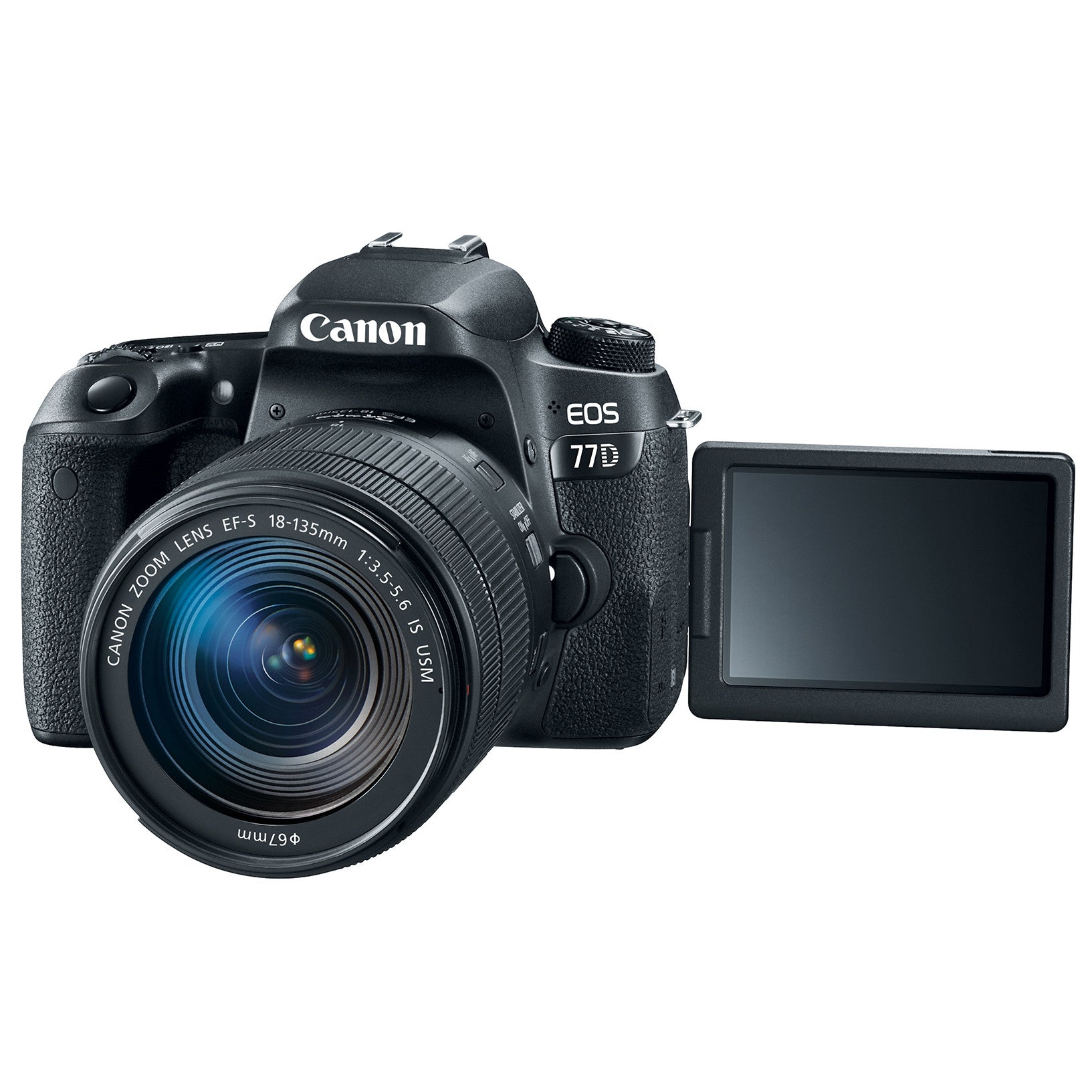 Canon EOS 77D DSLR Camera with 18-135mm IS STM Lens Kit - Professional Photography for Travel, Portraits & Vlogging | High-Quality DSLR with Image Stabilization & Fast Autofocus