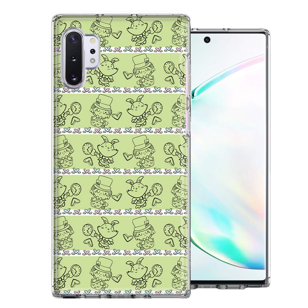 Samsung Galaxy Note 10 Plus Case - Wonderland Hatter Rabbit Design for Protection & Style