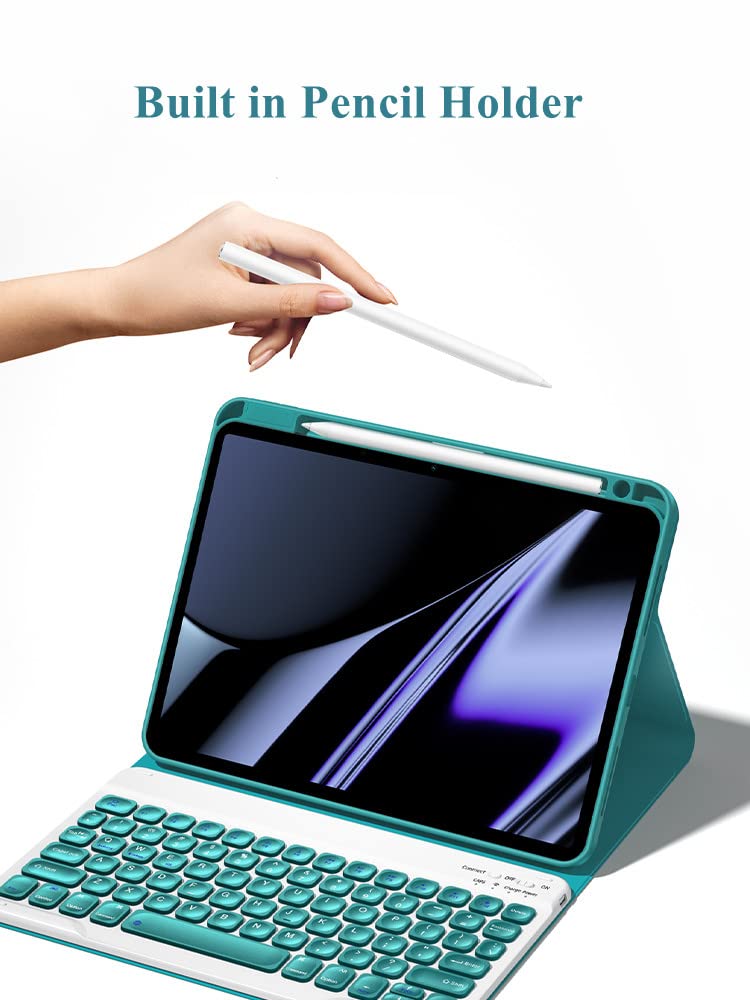 AnMengXinLing Magnetic Detachable Wireless Keyboard Case for iPad 10.2