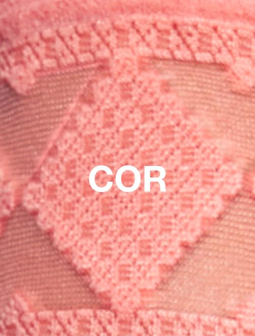 4h. Coral Polka Dot