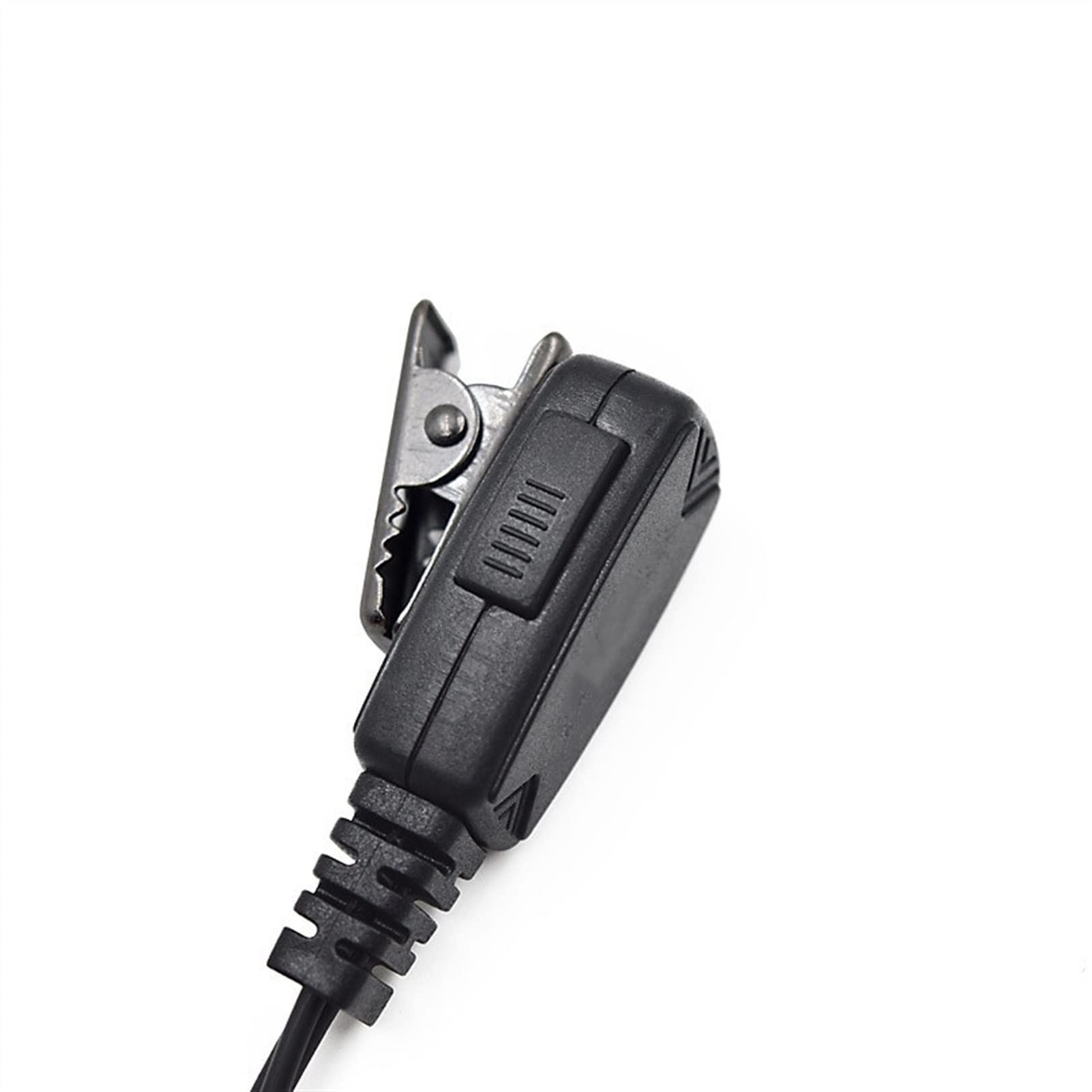 BMINO 2-Pin PTT Headset Microphone for Kenwood Walkie-Talkies - Compatible with Two-Way Radios, Clear Communication for Security, Construction & Outdoor Adventures