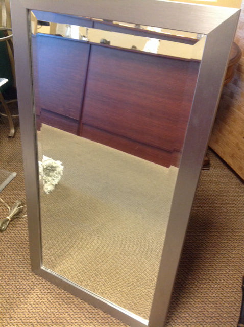 22x40 Silver Framed Wall Mirror - Elegant Full-Length Mirror for Bedroom, Living Room, and Entryway Decor