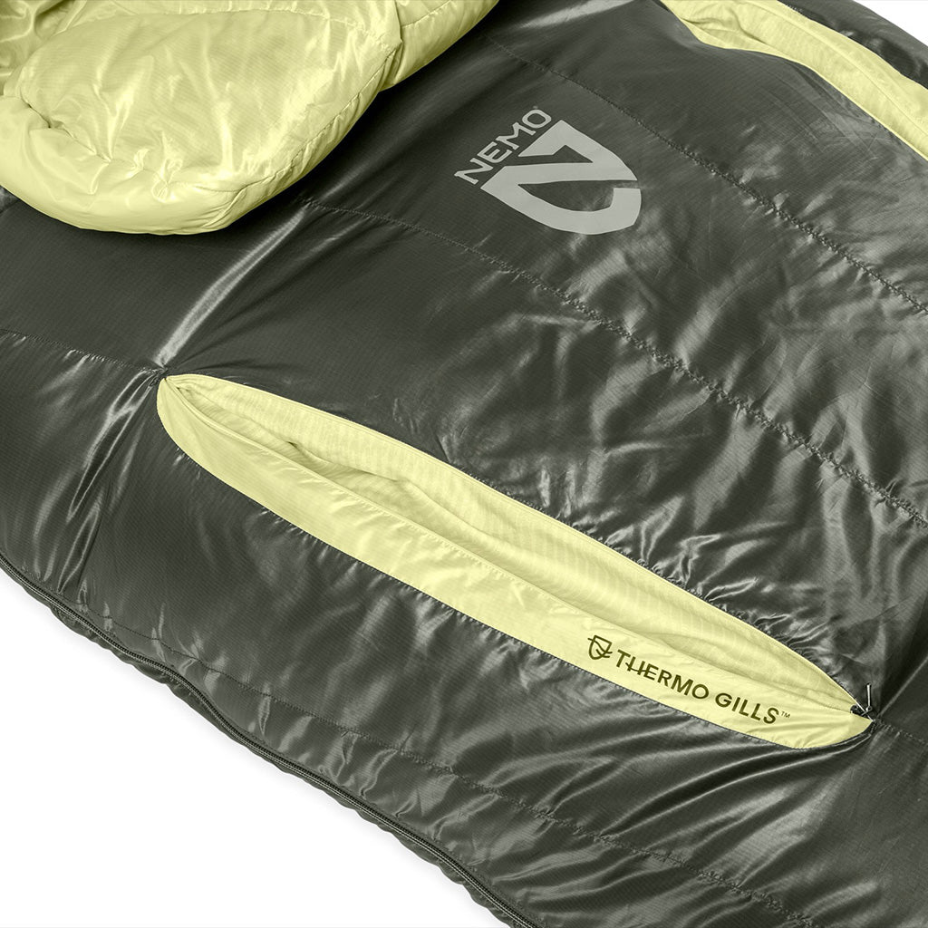 Women's Disco Down Sleeping Bag - Lightweight & Warm for 9°C/48°F - Perfect for Camping, Hiking & Backpacking Adventures