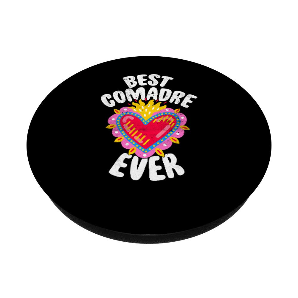 Mexican Heart Comadres PopSockets PopGrip - Swappable Phone Grip for iPhone, Samsung & Tablets | Perfect for Selfies, Video Calls & Secure Phone Handling