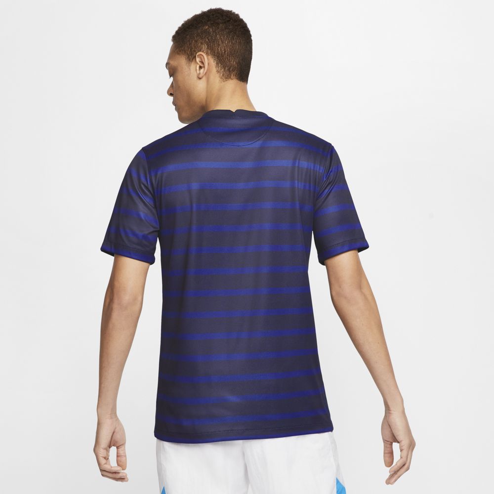 Nike France 2020 Stadium Home Men's Soccer Jersey - Authentic Football Shirt for Fans & Players - Perfect for Matches, Training & Casual Wear