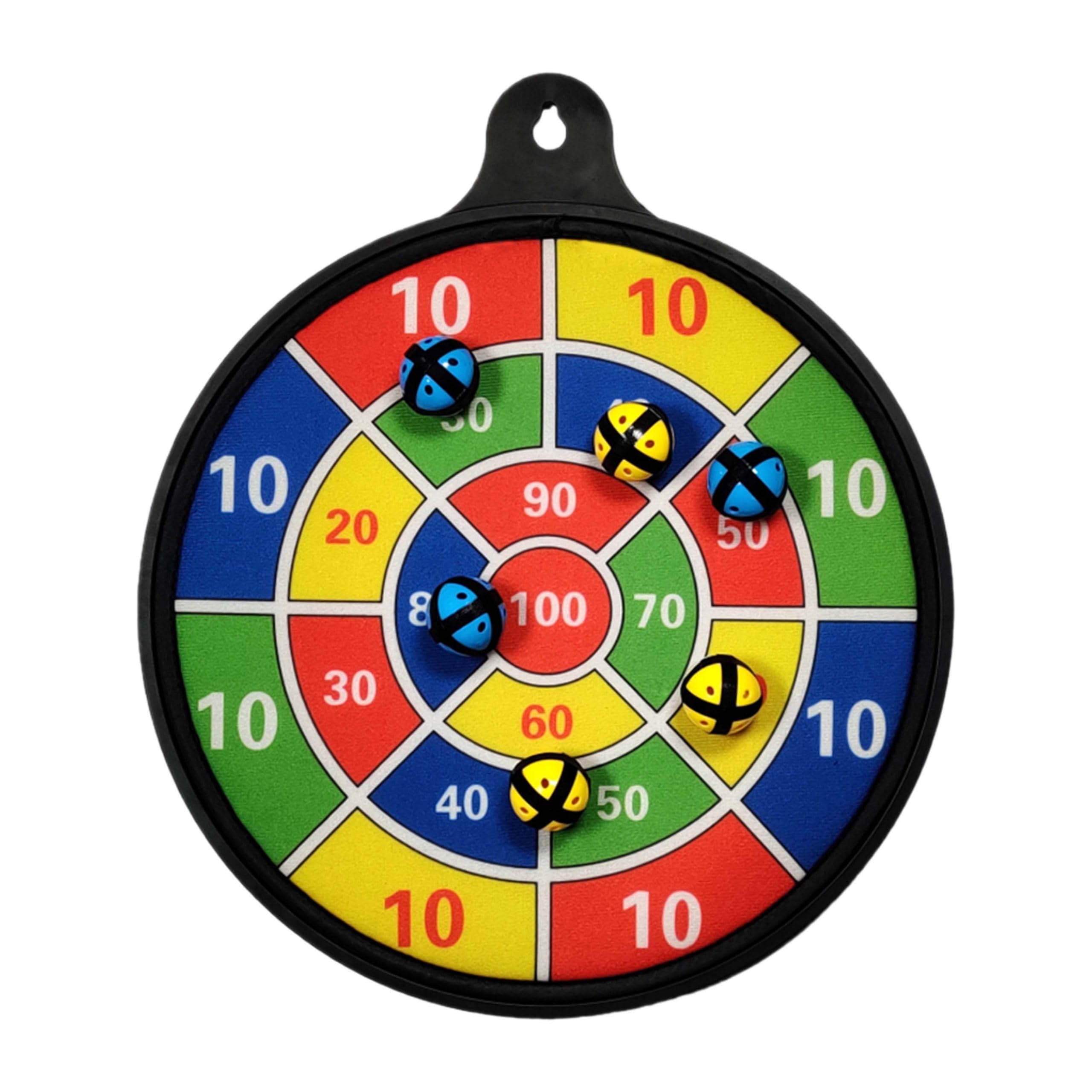Formula Multi Games Magnetic Dartboard Set - Family Fun with Stick-on Ball Game for Indoor and Outdoor Entertainment