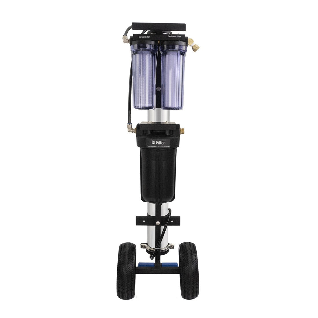 PWP Single RO/DI Water Filtration System - High Purity Reverse Osmosis Deionization for Aquariums, Hydroponics & Home Brewing