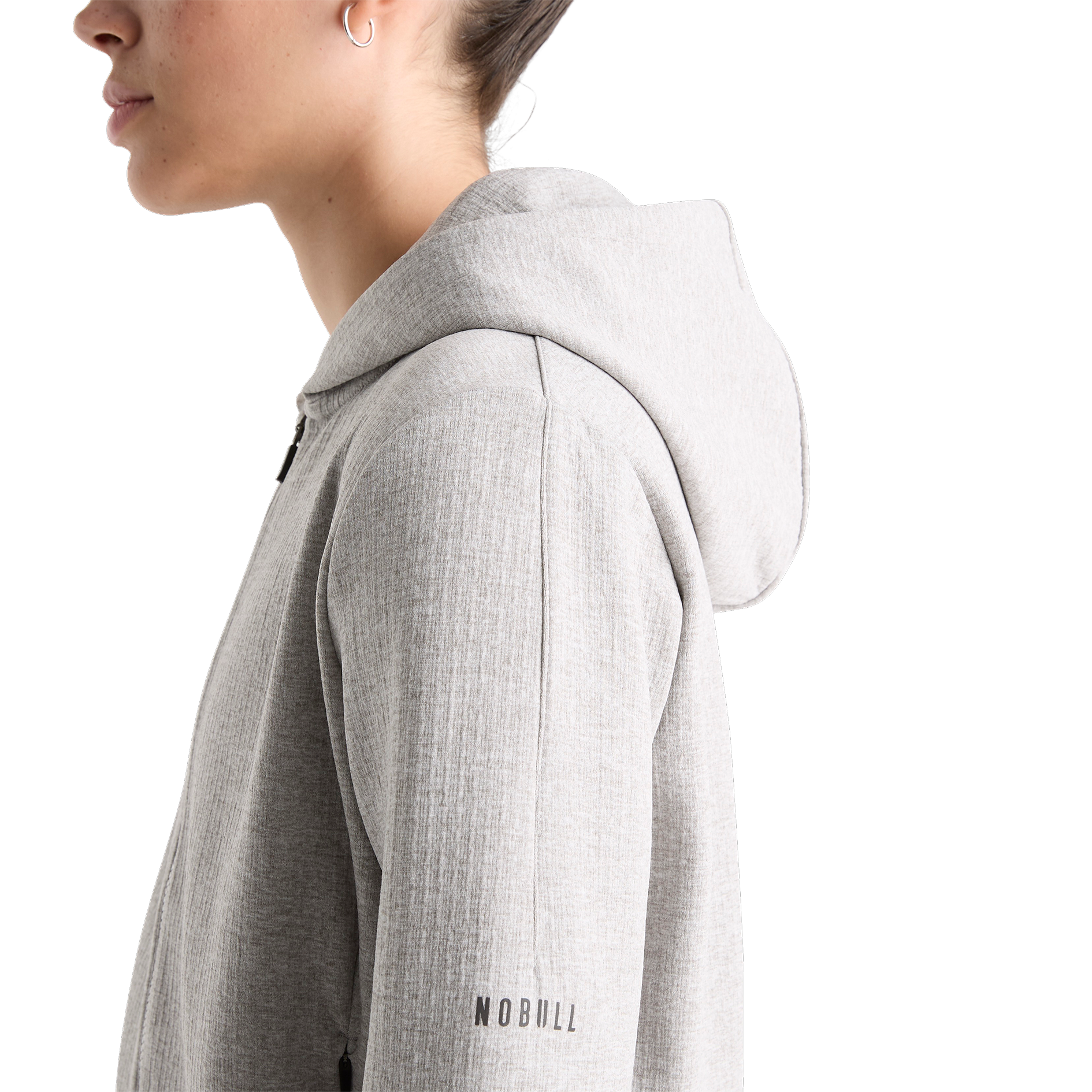 Women's Drive Cropped Zip Up Hoodie - Lightweight Fleece Jacket for Casual Wear & Outdoor Activities | Perfect for Running, Gym & Street Style
