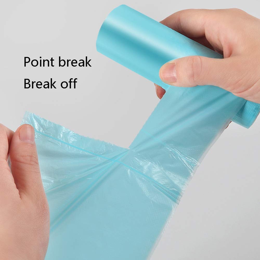 Premium Heavy-Duty Trash Bags - 5 Rolls, 3 Colors, Extra Thick & Large Kitchen Garbage Bags for Waste Bin Liners - Affordable Household Essentials for Kitchen, Bathroom & Office Use