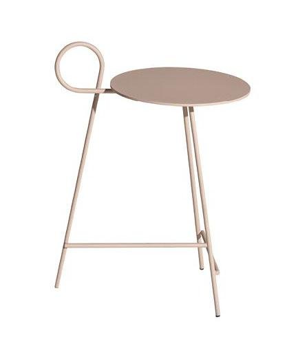 Driade Carmina Side Table - Modern End Table for Living Room, Bedroom & Office - Stylish Accent Table with Wooden Base
