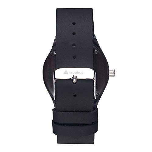 Men's Wooden Watch - Japanese Miyota Movement, Leather Strap - Stylish & Durable for Everyday Wear