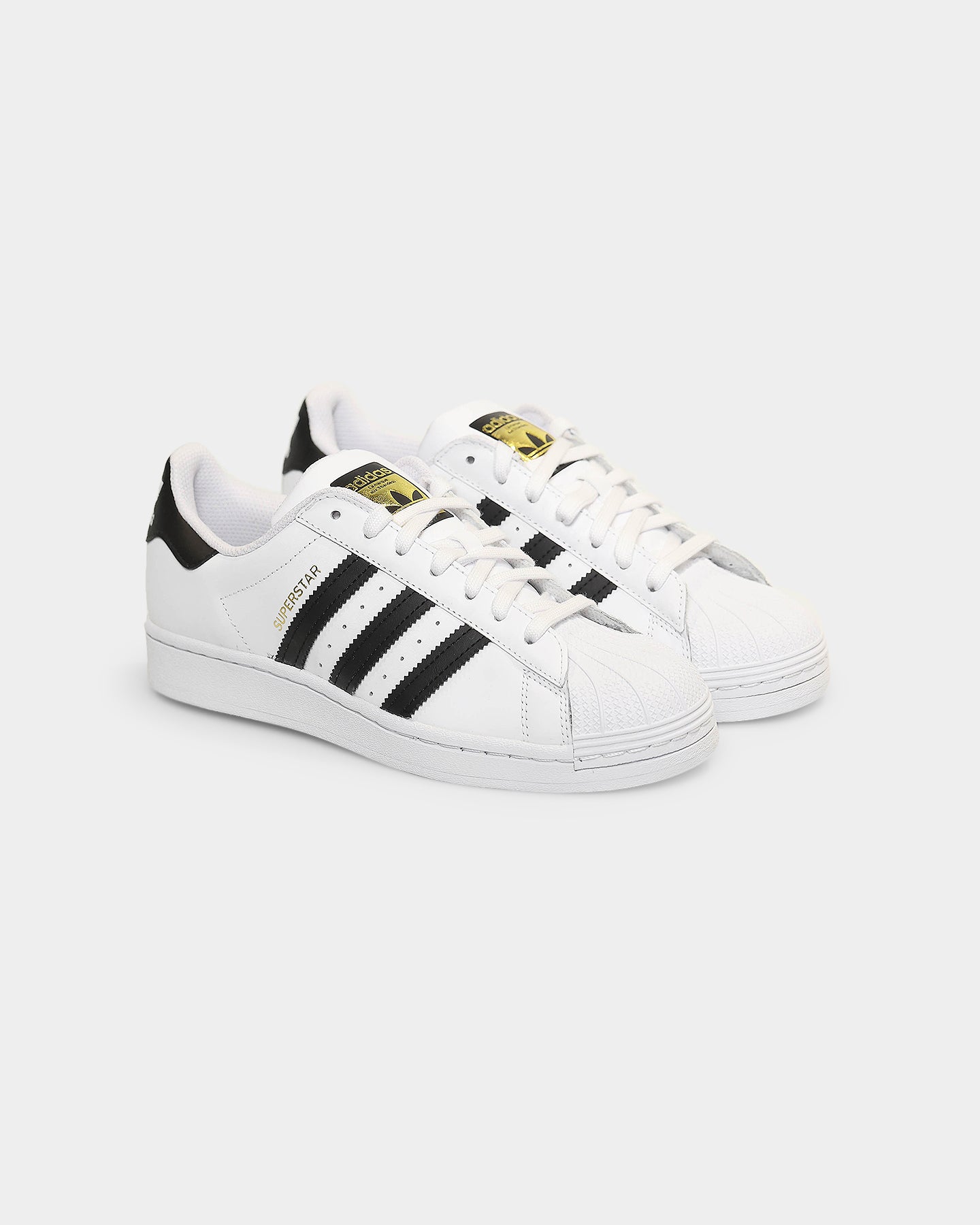 Adidas Women's Superstar Sneakers - Classic White/Black/White Leather Low-Top Shoes for Women | Casual Wear, Street Style & Everyday Comfort