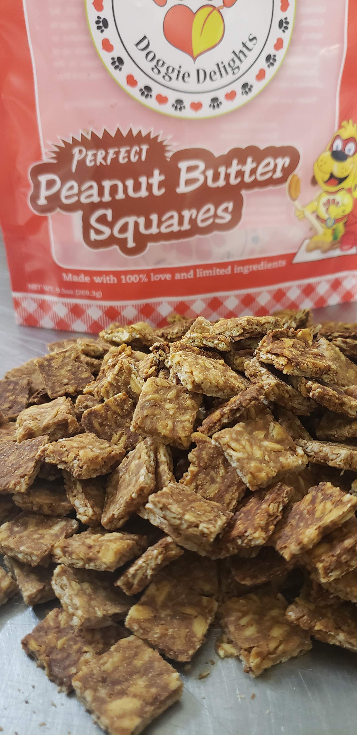 Gluten Free Peanut Butter Squares - Healthy Snack Bars for Kids & Adults - Perfect for Lunch Boxes, Hiking & On-the-Go Energy Boost