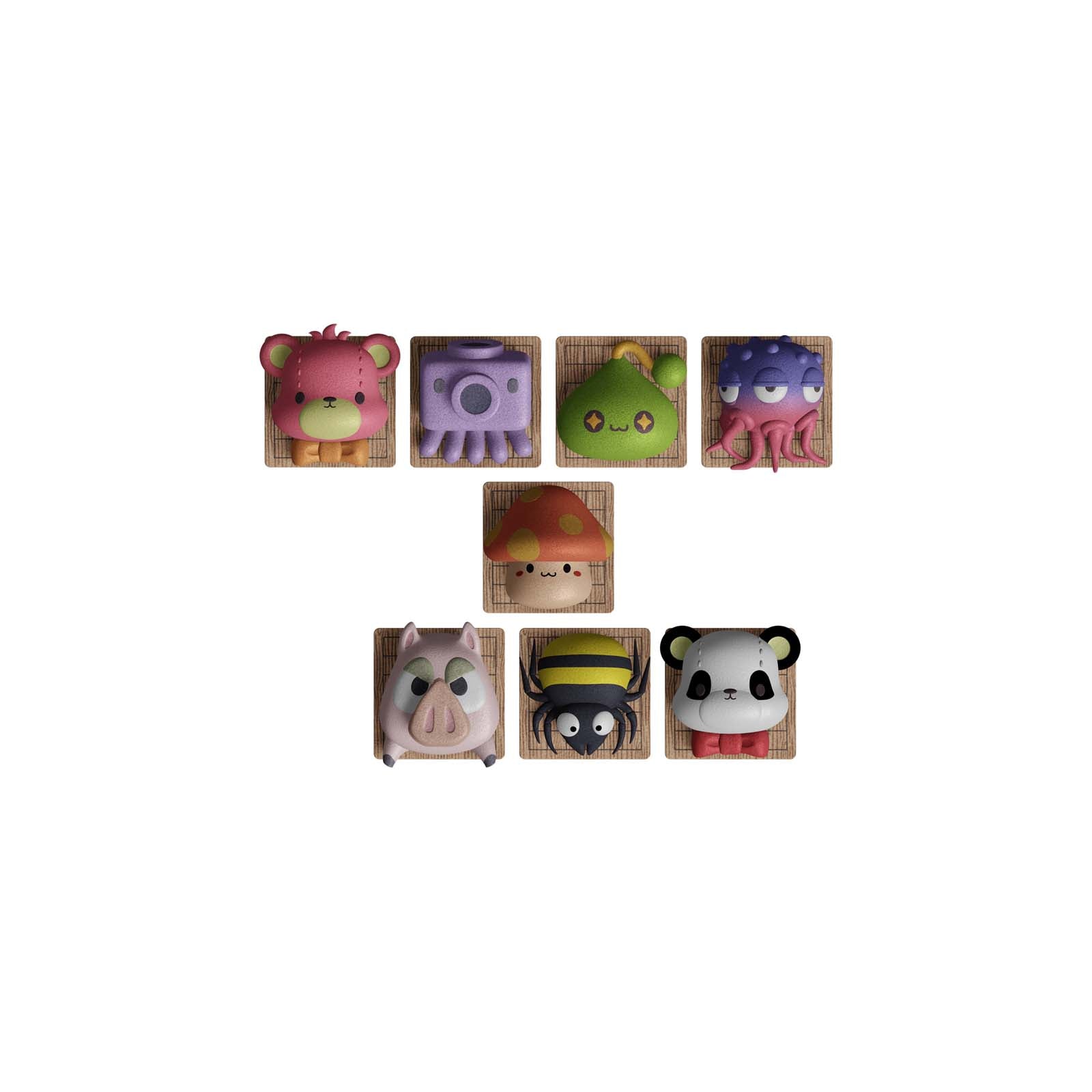 HX3D MapleStory Themed Keycap Set - OMOK Game Keycaps for Mechanical Keyboards - Perfect for Gaming, Typing & Custom Keyboard Builds