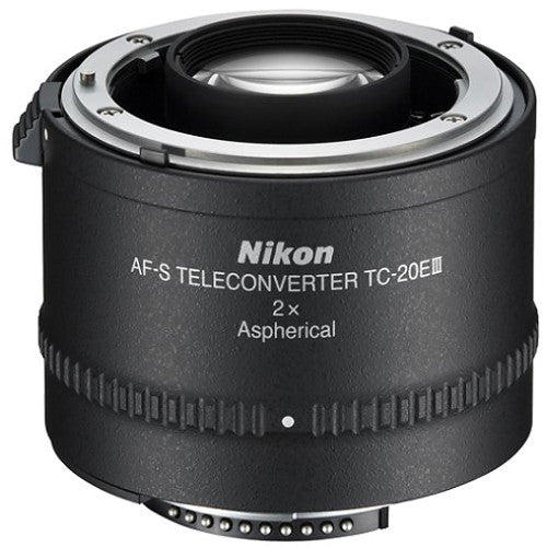 Nikon TC-20E III AF-S 2x Teleconverter for Nikon DSLR Cameras - Enhance Wildlife & Sports Photography